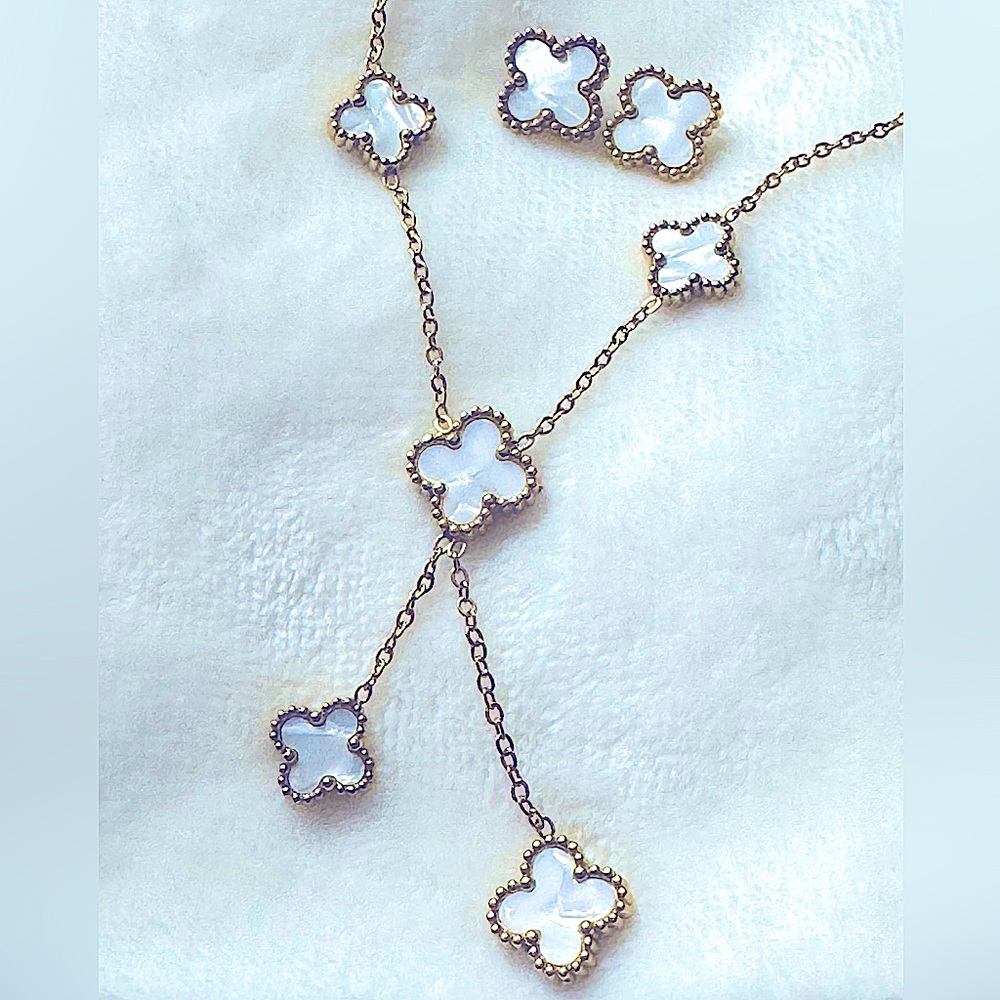 Pearl White Stainless Steel Set